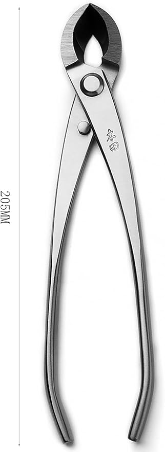 205MM Bonsai Round Edge Cutter Professional Grade Branch Cutter Alloy Steel Bonsai Tools Equip With Tool Bag (MTS-12)