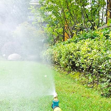 Joywayus Brass Misting Spray Nozzle 1/2" NPT Male 2-Holes Garden Sprinklers Irrigation Connector Water Sprinklers Mister Heads Fitting with Filter Mesh (Pack of 3)