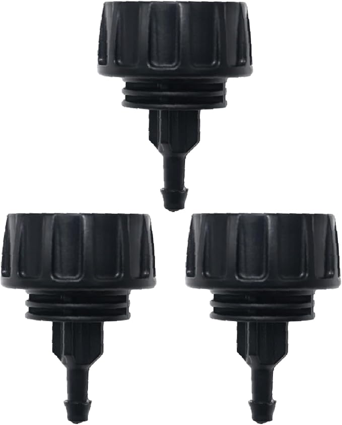 3 Pcs 1/4" Drip Irrigation Tubing Faucet Adapter 3/4" to 1/4" Drip Irrigation Tubing Garden Hose Adapter Irrigation Hose Connection