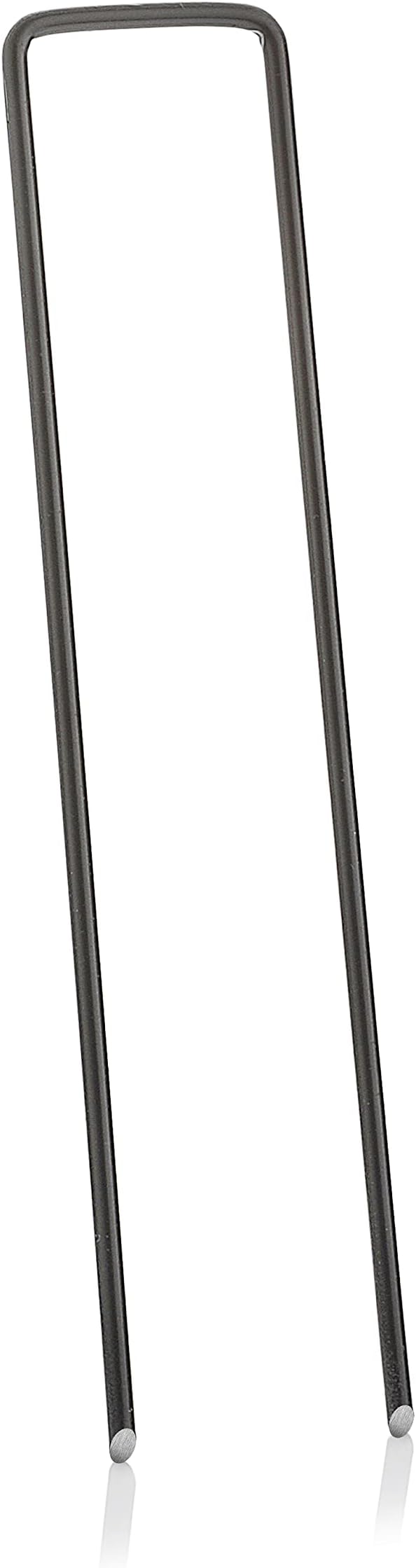 250-Pack 6'' 11 Gauge Heavy-Duty U-Shaped Garden Stakes Staples Spikes Pins Pegs - Ground Stakes for Anchoring Landscape Fabric