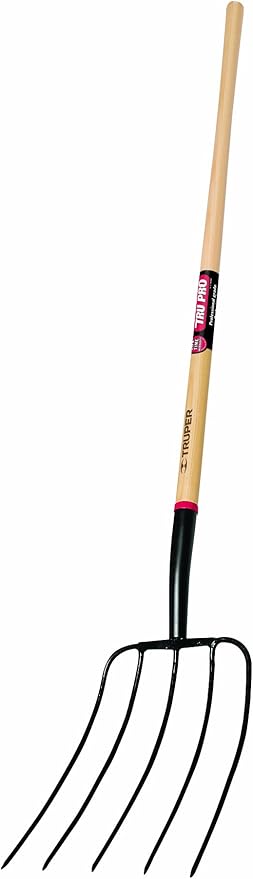 Truper 30325 Tru Pro 54-Inch Barley Fork 5-Tine, Ash Handle