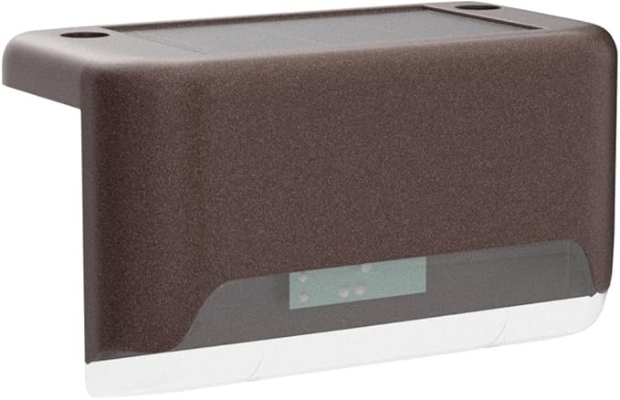 SOLPEX Solar Deck Lights 12 Pack, Waterproof Led Lights for Outdoor Stairs, Step, Fence, Yard, Patio, and Pathway(Warm White)