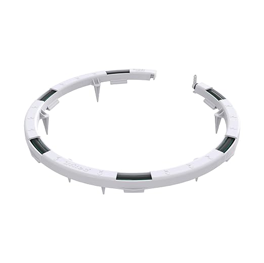 10 Pack - Premium Hevy Duty Drip Irrigation Watering Ring for 1/8" Inch Tubing, Halo, Circle, Great for Greenhouse & Commercial Grower Applications (10" Diameter Ring, 10)