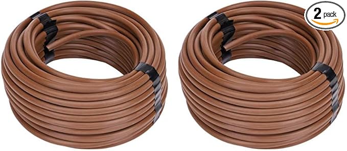 Raindrip 1/4 in. Supply Tubing, Brown Vinyl, 50 ft. (Pack of 2)