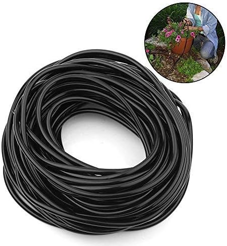 20M PVC Watering Tubing Hose Pipe 4/7mm DIY Micro Drip Irrigation System for Home Garden Yard Lawn Landscape Patio Plants Flowers Water Supply Pipe