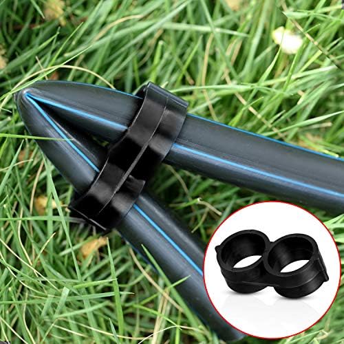 Boao 28 Pcs Drip Irrigation Fittings Kit Irrigation Parts for 1/2 Inch Connectors Including 7 Tees 7 Couplings 7 Elbows and 7 End Cap for Drip or Sprinkler Systems