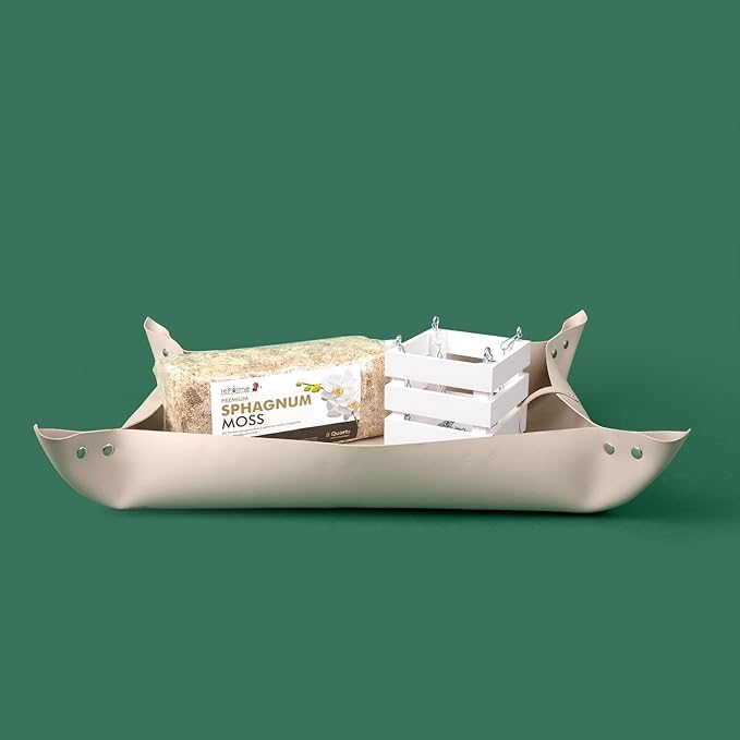 rePotme Premium Organic Sphagnum Moss, Orchid Moss - 8 Quarts (When Hydrated)