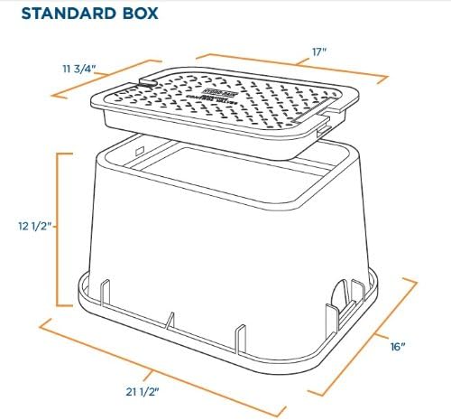 Orbit 53212 12" Standard Rectangular Sprinkler Valve Box