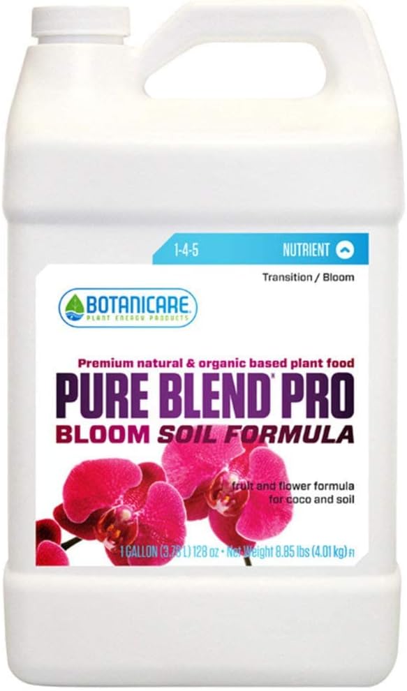 Botanicare Pure Blend Pro Bloom Soil, Nutrient for Fruit and Flowers, 1-4-5, 1 gal.