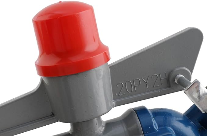 1.0" Agriculture Farm Irrigation Sprinkler Lawn Sprinkler Irrigation Spray Gun Large-Area Watering Spray 360° Rotary Farm Lawn Garden Irrigation, Pack of 2