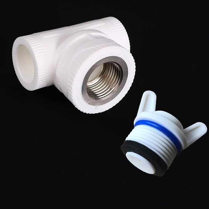 3/4” PT Pipe Plug Caps and Plugs Male Pipe Threaded Plug End Cap Garden Irrigation Tubing Stopper for RV City Irrigating Water Supply Lines (1" ID)