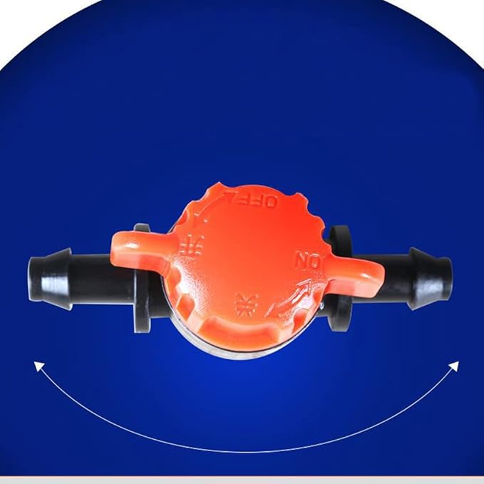 20pcs 1/4 Inch Barb Shut-Off Valve Universal Drip Irrigation Tubing Coupling Valve