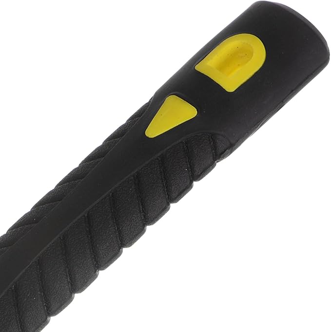 HARFINGTON Pick Mattock Hoe, 15 inch Steel Forged Weeding Garden Pick Axe with Yellow Fiberglass Handle Garden Pick Axe Hand Tool for Digging, Gardening, Camping, Planting