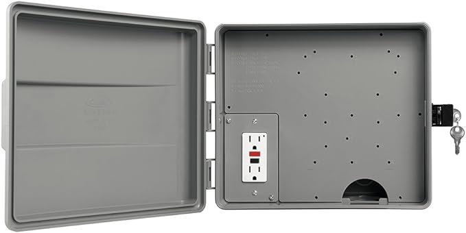 Orbit 20 Pack Outdoor Waterproof Sprinkler Timer Cabinet for Indoor Irrigation Controllers