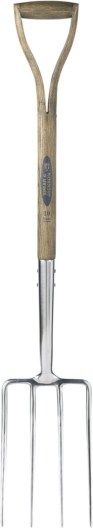 Spear & Jackson 4550DF Traditional Stainless Digging Fork,