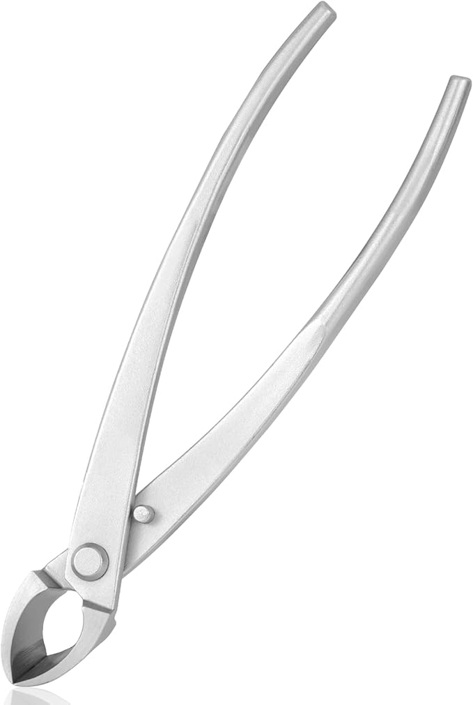 8 inch Concave Cutter, Stainless Steel Cutter for Bonsai & Gardening Pruning, Supplied By Jevie (Circular)