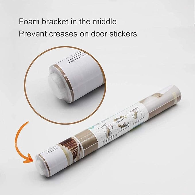 3D Door Stickers Murals Peel and Stick - Stairs - Door Wallpaper Self-Adhesive Door Decals Removable PVC Waterproof Door Poster for Bedroom Living Room Door 34.6" x 78.7"