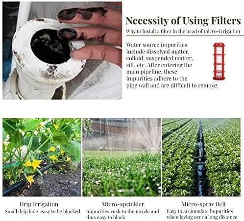 3/4" Screen Filter Mesh Gardening Drip Irrigation, Y Style Screen Irrigation Filter Drip Irrigation Pump Irrigation Filter