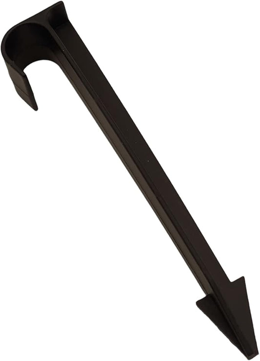 EMBerg Outdoor Drip Irrigation Tubing Garden Soaker Hose Hold-Down Anchor Stakes to Keep Your Hose Secured to The Ground - Great for Robotic Lawn Mowers! (10 Count)