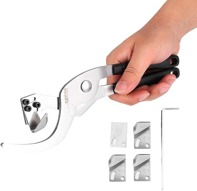 Stainless Steel Fruit Tree Peeler Stripper Scissor Branches Cutter Garden Hand grafting Tools Tree Pruning Shears with 4 Blades of Different Shapes