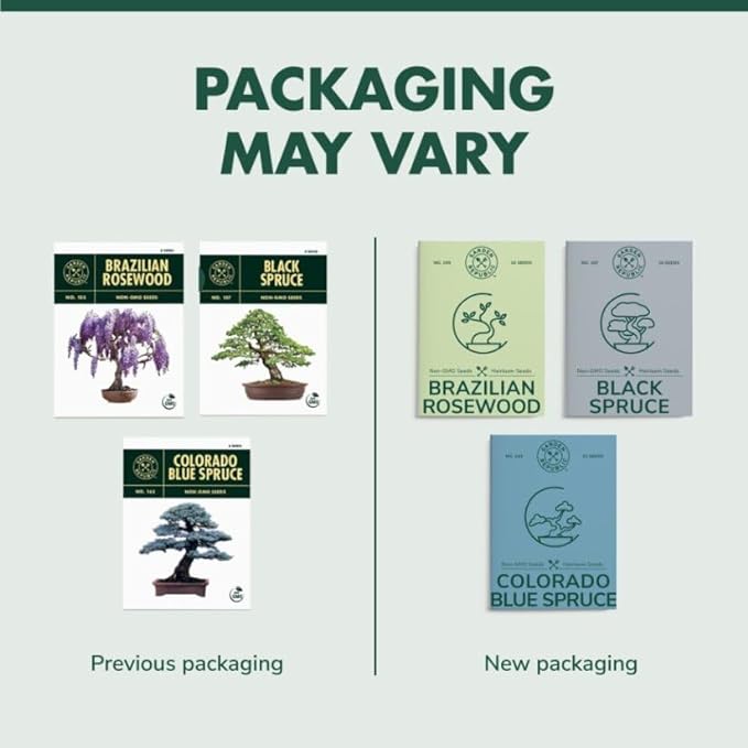 Bonsai Tree Kit - Grow 3 Mini Bonsai Trees, Indoor Plant Growing Kit - Bonsai Starter Kit with Bonsai Seeds, Soil, Planters & Shears, Gardening Gifts for Women, Fathers Day Gardening Gifts