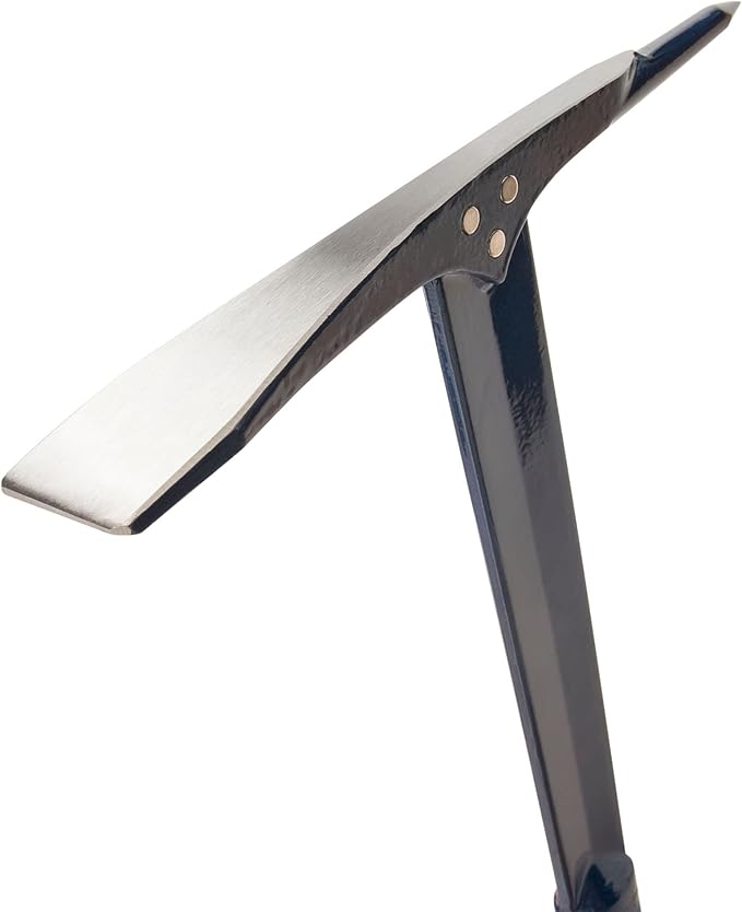 ESTWING Burpee Rock Pick - 17" Geologist Tool with Pointed Tip & Shock Reduction Grip - BP500