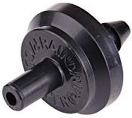 Raindrip PC4010B 1 GPH Pressure Compensating Drippers, Drip Irrigation Emitters for Drip Irrigation Gardening System, Maintains Constant Water Flow, 10-Pack, Black