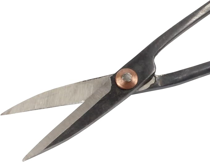 BambooMN Bonsai Basics Set - 7.2" Trimming Shears & 7" Heavy Duty Butterfly Shear - 30 Sets
