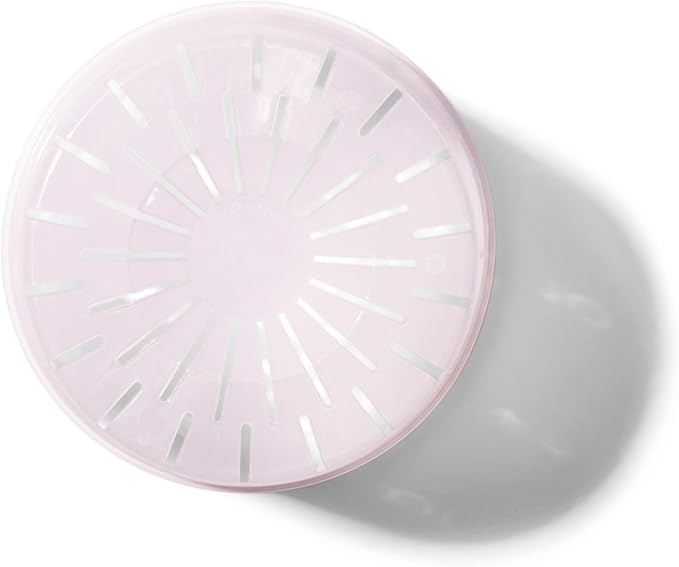 rePotme Orchid Pot -10 inch Slotted Clear Plant Pots - 3 Pack (Crystal Clear)