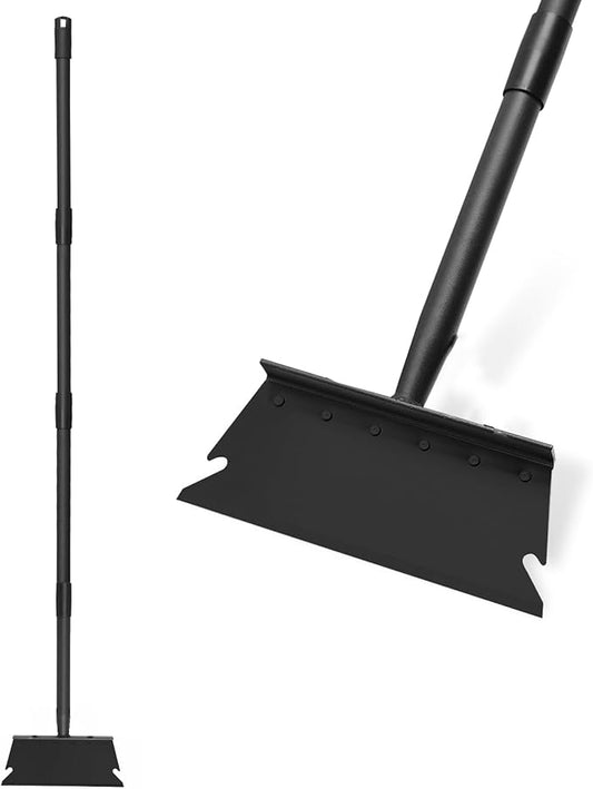 Garden Cleaning Shovel, Snow Shovel, Ice Scraper, 59 Inch Adjustable Handle Heavy Duty Garden Shovel Multifunctional Cleaning Shovel, for Lawn Edging, Scraping, Weed and Ice Removal