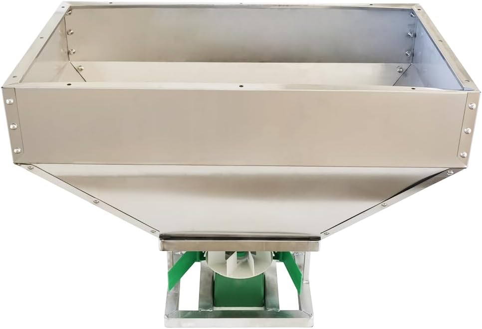 ATV/UTV Broadcaster Spreader All Purpose Spreader 42.3gal/160L Stainless Steel Seed Fertilizer Salt Spreader Garden Tractor Spreader 16.4ft-19.7ft Spreading Width 12V