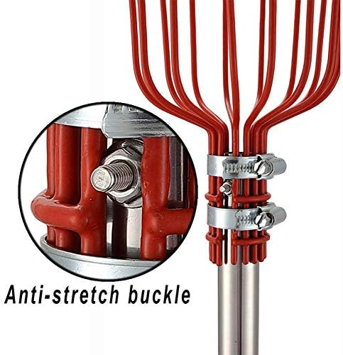 Fruit Picker Tool,10 FT Long Fruit Picker Equipped with Optional Splicing of Lightweight Stainless Steel to Pick Apples, Oranges and Fruit Trees