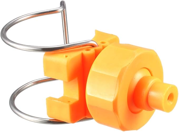 uxcell Spray Nozzle, 1-1/2" Adjustable Ball Flat Fan Full Cone Clamp Clip Nozzle Watering Irrigation