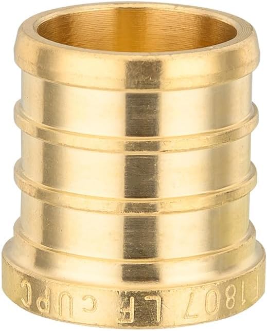 (Pack of 200) EFIELD Pex Plug 1-inch End Cap Brass Crimp Fittings, ASTM F1807