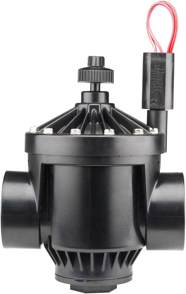 Hunter PGV Irrigation Valve, 2" plastic combination globe/angle valve with flow control, female thread inlet and outlet