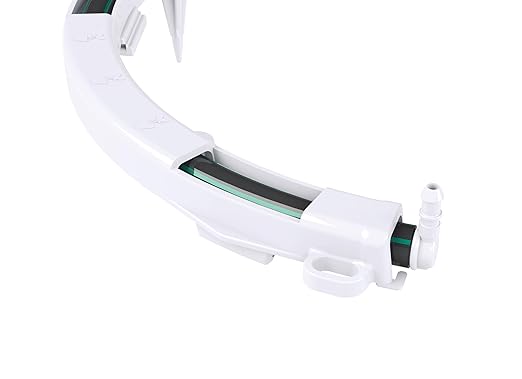 60 PCS - Premium Hevy Duty Drip Irrigation Watering Ring for 1/8" .125 Inch Tubing, Halo, Circle, Great for Greenhouse & Commercial Grower Applications (5" Diameter Ring, 60)