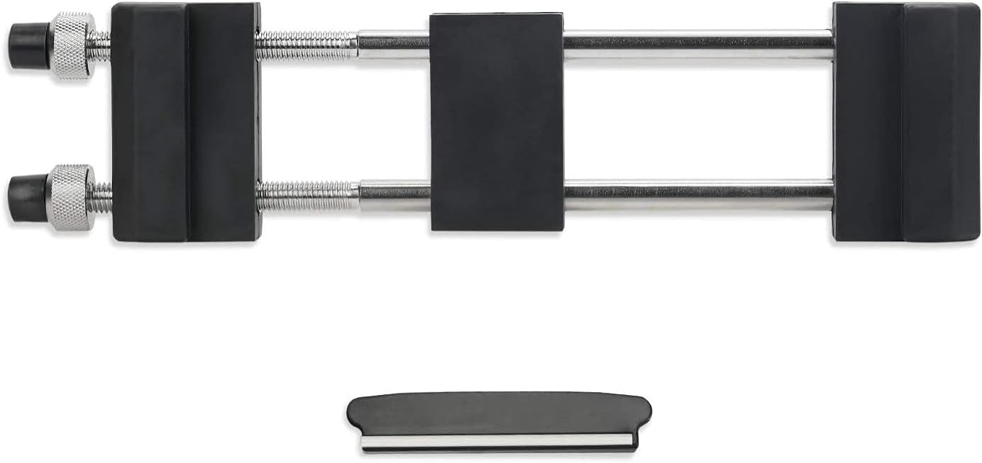 DMD Diamond Sharpening Stone Holder Set with Simple Adjustment Screws Holds the Stone Securely with Diomand Knife Sharpener Stones 丨 Durable Quality and Exquisite Design