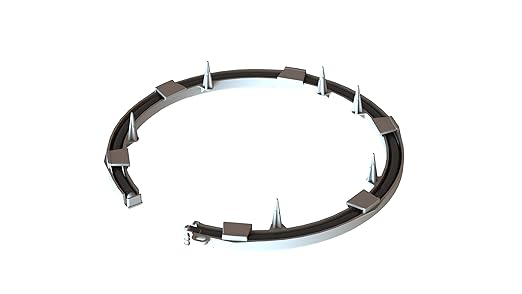 60 PCS - Premium Hevy Duty Drip Irrigation Watering Ring for 1/8" .125 Inch Tubing, Halo, Circle, Great for Greenhouse & Commercial Grower Applications (5" Diameter Ring, 60)