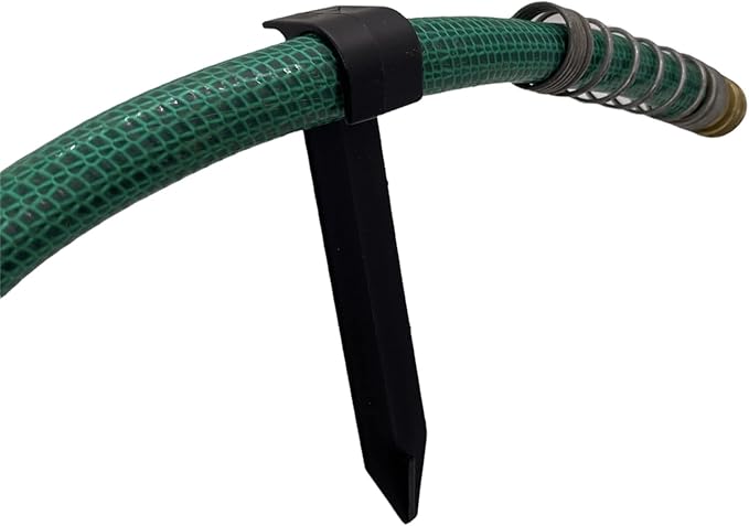 EMBerg Outdoor Drip Irrigation Tubing Garden Soaker Hose Hold-Down Anchor Stakes to Keep Your Hose Secured to The Ground - Great for Robotic Lawn Mowers! (20 Count)