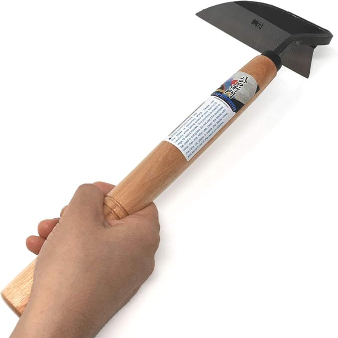 HACHIEMON Japanese Weeding Tool Very Sharp Edge Nejiri Gama - Made in Japan