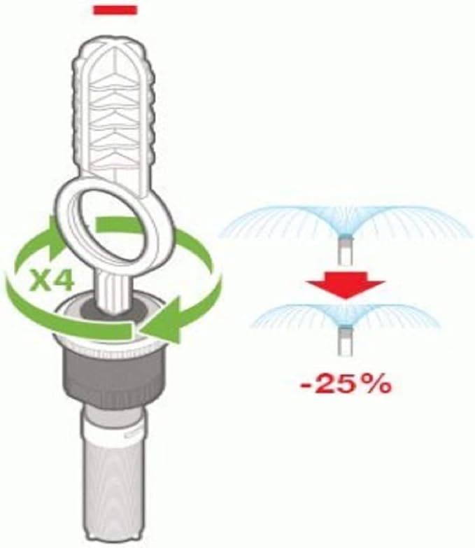 2 Pack Hunter MP Rotator Adjustment Tool MPTOOL, Orange Sprinkler Adjustment Tool, Hunter MPTool Sprinkler Tool Pack of 2 Adjustment Wrench for all MP Rotator Nozzles with Included LED Keychain Light