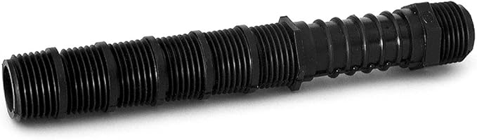 Rain Bird RISERCO6 PVC Cut-Off Riser, 1/2" Male Pipe Thread x 1/2" Male Pipe Thread, Adjustable Height 1" - 6"