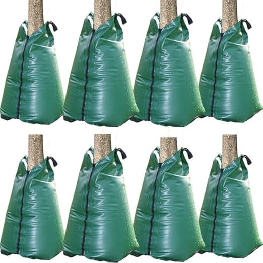Tree Watering Bag, 20 Gallon Slow Release Tree Watering Bags-Drip Irrigation Bag for Newly Planted or Established Trees (8 Pack)