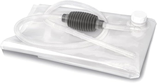 Zipcase Water Storage Bladder, 100 Gallon Heavy Duty Food-Grade Plastic Bag, for Emergency Water Bank, Ideal for Bathtub Water Storage, Camping, Gardening and Agricultural Irrigation.