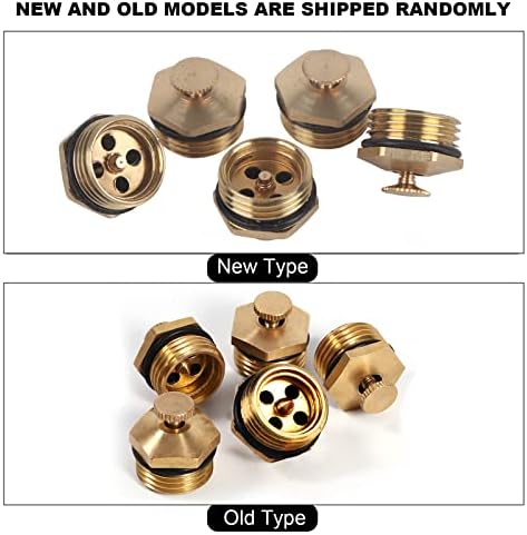 Messing Sprinkler 5Pcs Adjustable Centrifugal Atomizing Nozzle Brass Micro Jet Agricultural Spray Tool for Garden Agricultural Irrigation 1/2" Dn15