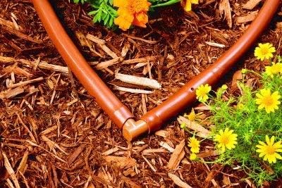 (40-Piece) - Irrigation Fittings Kit for 1/2" Inch Tubing - Tees, Couplings, Elbows, End Cap Figure 8 Plugs - Barbed Connectors (Rain Bird 17mm .600 ID Drip or Sprinkler Systems) (Brown Pro Kit)