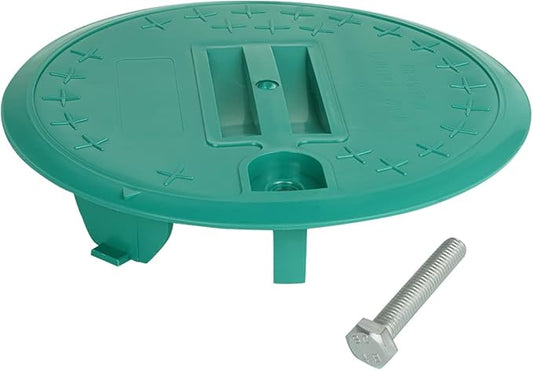 Sprinkler Valve Box Cover 10 Inch Irrigation Control Valve Box Lid Round for Sprinkler Irrigation System One Pieces