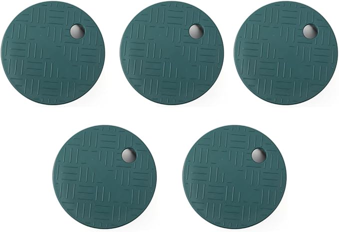 5 Pack Valve Box Cover, ID 5.5" OD 6" Universal Round Valve Box Cover Lid Replacement for Sprinkler System Irrigation Circular Valve Box- Green (5 Pack)
