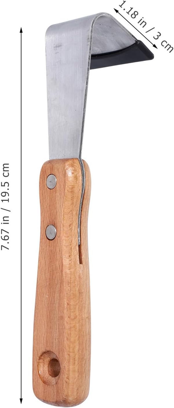 Happyyami 2pcs Bark Spud Debarking Tool Log Peeler Bark Removal Tool Crack Weeder for Patio Lawn Yard Woodworking Hand Tool