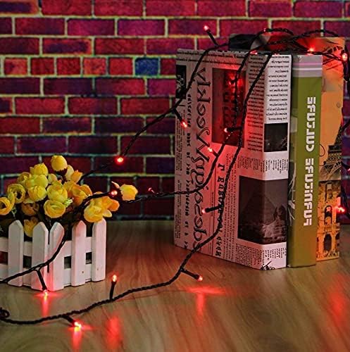 OZS Upgraded 2Pack 164ft 400 LED Christmas String Lights Outdoor Indoor, Extendable Fairy String Lights, Waterproof 8 Modes Green Wire Tree Lights for Holiday Party Christmas Decorations (Red)